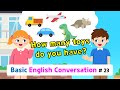 Ch.23 How many toys do you have? | Basic English Conversation Practice for Kids