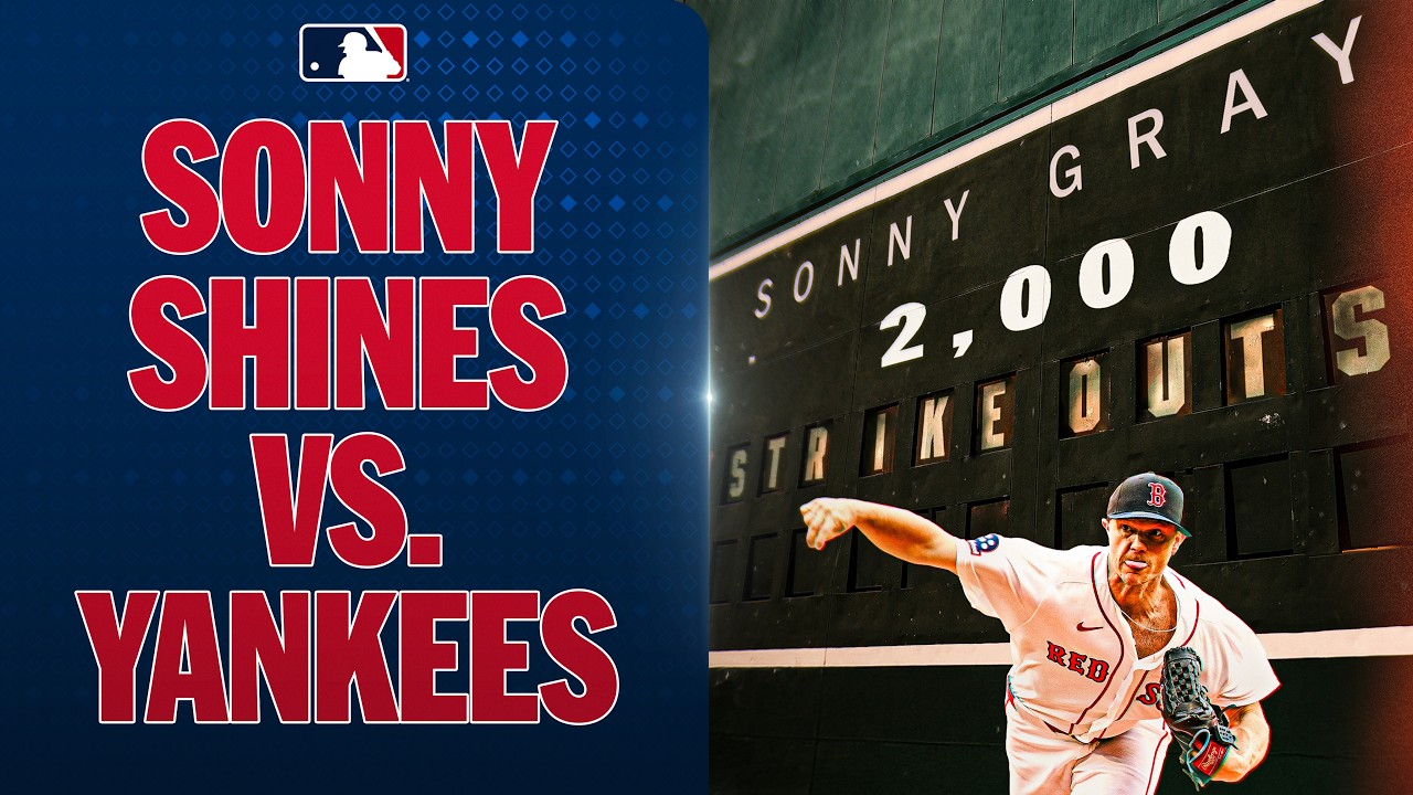 Sonny Gray takes a NO-HITTER into the 8th inning against the Yankees! 👀 (Collects 2,000th career K)