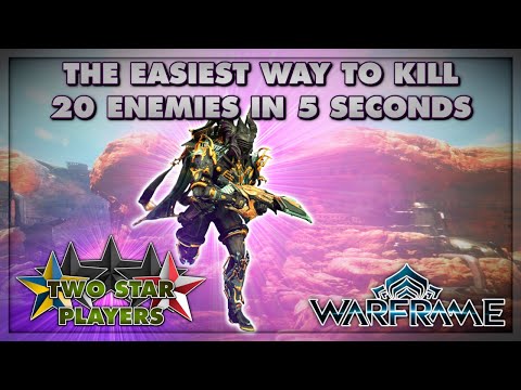 How to kill 20 enemies in 5 seconds | Warframe Nightwave Weekly Guide | Two Star Players