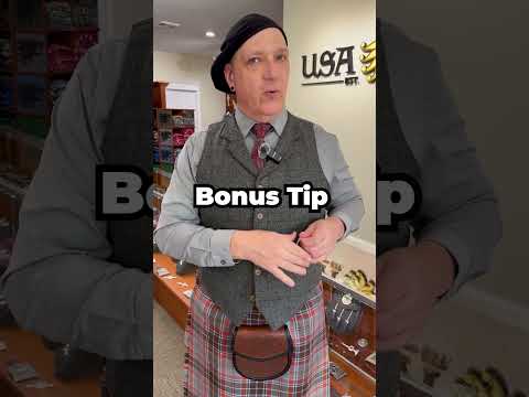 Part of a video titled How To Wear A Pocketwatch | #style #gentleman #shorts - YouTube