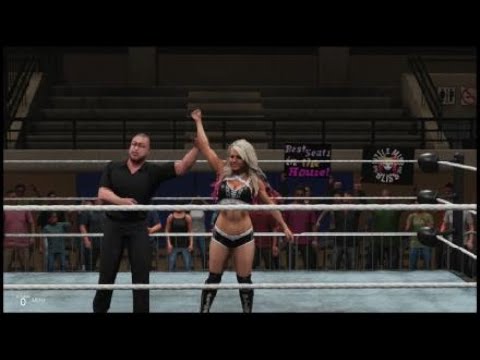 WWE 2K19 Alexa bliss VS Dana Brooke!