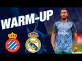 ⚽ Real Madrid warm up ahead of Espanyol