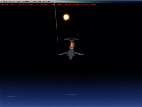 Norsden Land F-104 100,000 ft Zoom Climb