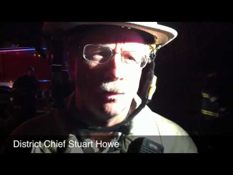 House fire at Bedford Ave, Worcester, Massachusetts