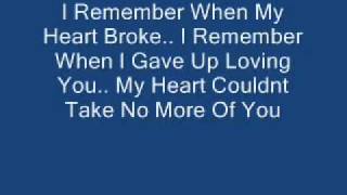 Keyshia Cole - I Remember With Lyrics