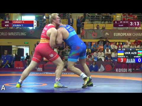 Qual. GR - 130 kg: V. VORONYI (UKR) v. T. EYUBOV (AZE)