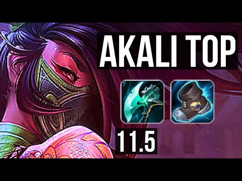 AKALI vs CHO'GATH (TOP) | 1.8M mastery, 800+ games, 5/1/2 | NA Master | v11.5