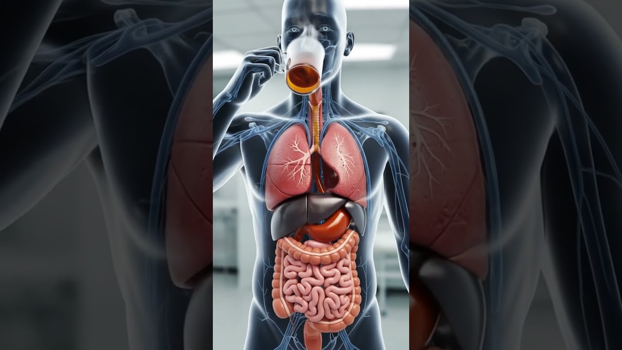 What Happens When You Drink Tea | 3D Human Digestion Animation