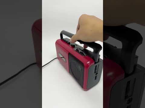 Retro Style Cassette Recorder with USB & Radio