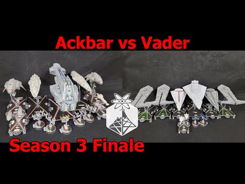 Star Wars Armada "Ultimate Firepower" Ackbar vs Vader - ION Radio Battle Report
