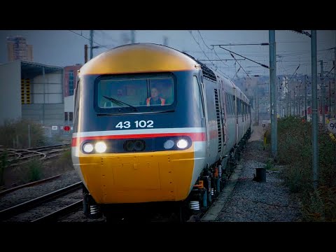 EMR HSTs 43238 + 43320 & 43102 + 43295 At Cricklewood - Tuesday 6th April 2021