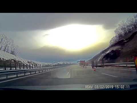 Alunecare A3 Gilău - Nădășelu (sensul spre Gilău)