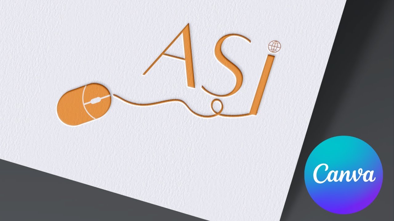 Simple ☘️ 3 Letter Logo Design with Shapes on Canva - 1st Design