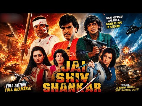 Jay Shiv Shankar Rajesh Khanna Jitendra Punam Dhillon dimple ki Superhit Bollywood Action Movie