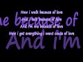 Claude Kelly - Because Of Love + Lyrics 