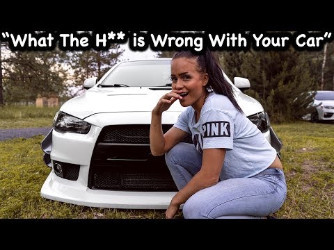 Girlfriend's Reaction to the Tomei Evo X Exhaust!