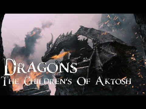 TES V - SKYRIM | Alduin And The Dragons, The Children's Of Akatosh | Tribute #dragons #got #fantasy