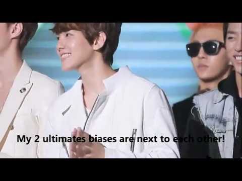 120831 Baekhyun & Daehyun @ Music Bank FANCAM