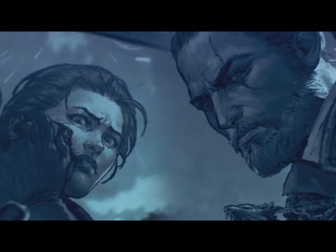 Witcher book battle scene in Thronebreaker The Witcher Tales