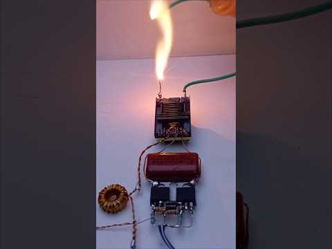 Ultra High voltage⚡️ from ZVS #shorts #hvac #diy