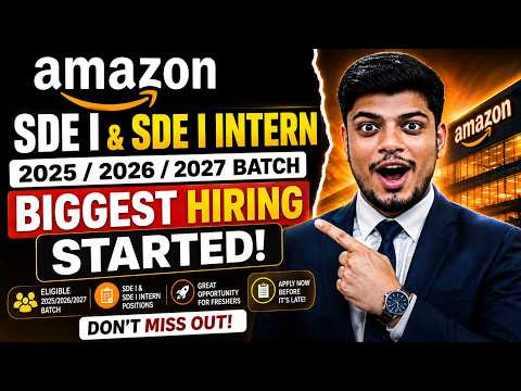 Amazon Hiring Immediately
