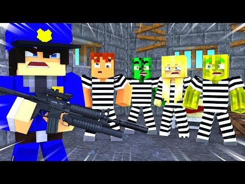 TOBBSS, ISY, FLO und JULIAN im GEFÄNGNIS?! - Minecraft GEFÄNGNIS