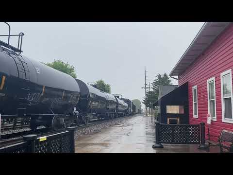 CSX Freight Train on a rainy day 07-01-23