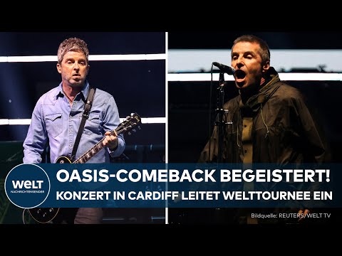 Video Thumbnail: Oasis-Comeback in Cardiff: Gallagher-Brüder feiern Reunion nach 16 Jahren Pause