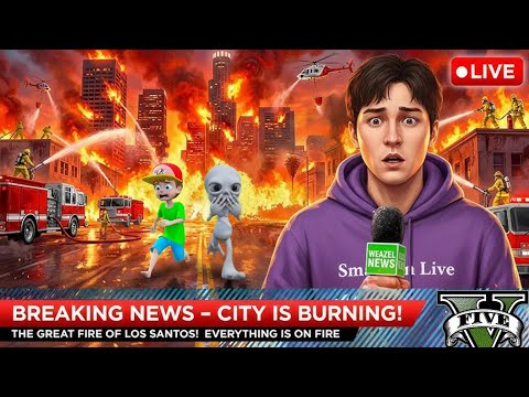 ကမ္ဘာ့အကြီးဆုံး မီးလောင်မှုကြီးကနေ ထွက်ပြေးရပြီ | The Biggest Burning in GTA V