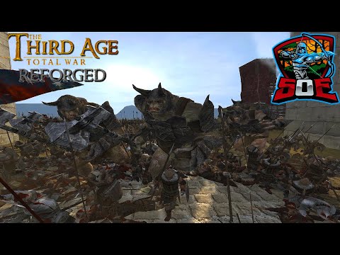 EVIL SMASHES INTO THE WALL OF MINAS TIRITH - TOTAL WAR THIRD AGE REFORGED