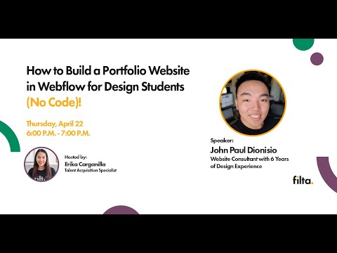 How to Build a Portfolio Website in Webflow for Design Students No Code