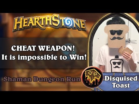 Disguised Toast Dungeon Run - CHEAT WEAPON! it is impossible to Win!