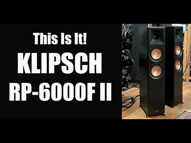 Klipsch RP6000FB II 6.5" Floorstanding Speaker BLACK in Speakers in Markham / York Region
