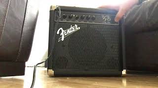 Video thumbnail for 1990’s Fender 38 watt Frontman PR-241 combo amp by Karl Sheridan