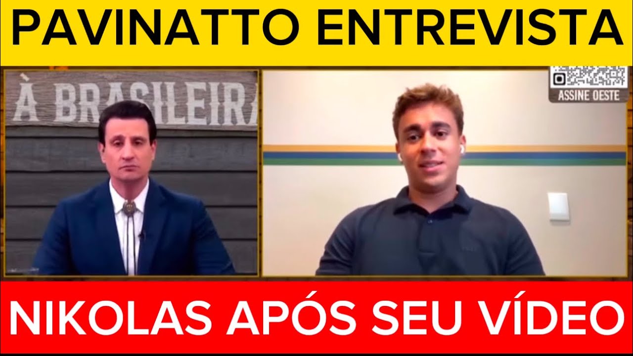 FENOMENAL: PAVINATTO entrevista Nikolas após seu vídeo quebrar a internet