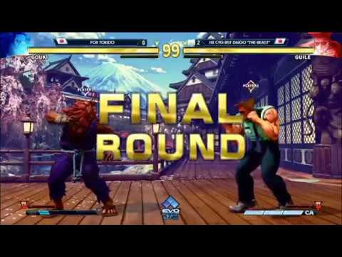 SFV: Evo Japan 2018 TOP 8|Daigo Best Umehara (Guile) Vs Tokido(GOUKI)