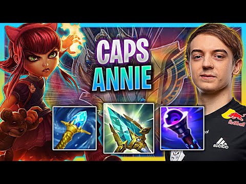 CAPS IS A BEAST WITH ANNIE! | G2 Caps Plays Annie Mid vs Lissandra!  Season 2023