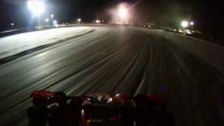 preview picture of video 'Great Lakes Ice Racing Upper Michigan Non Studded Quad First Win'