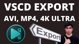 VSDC Export format- AVI,  MP4,  4K ULTRA