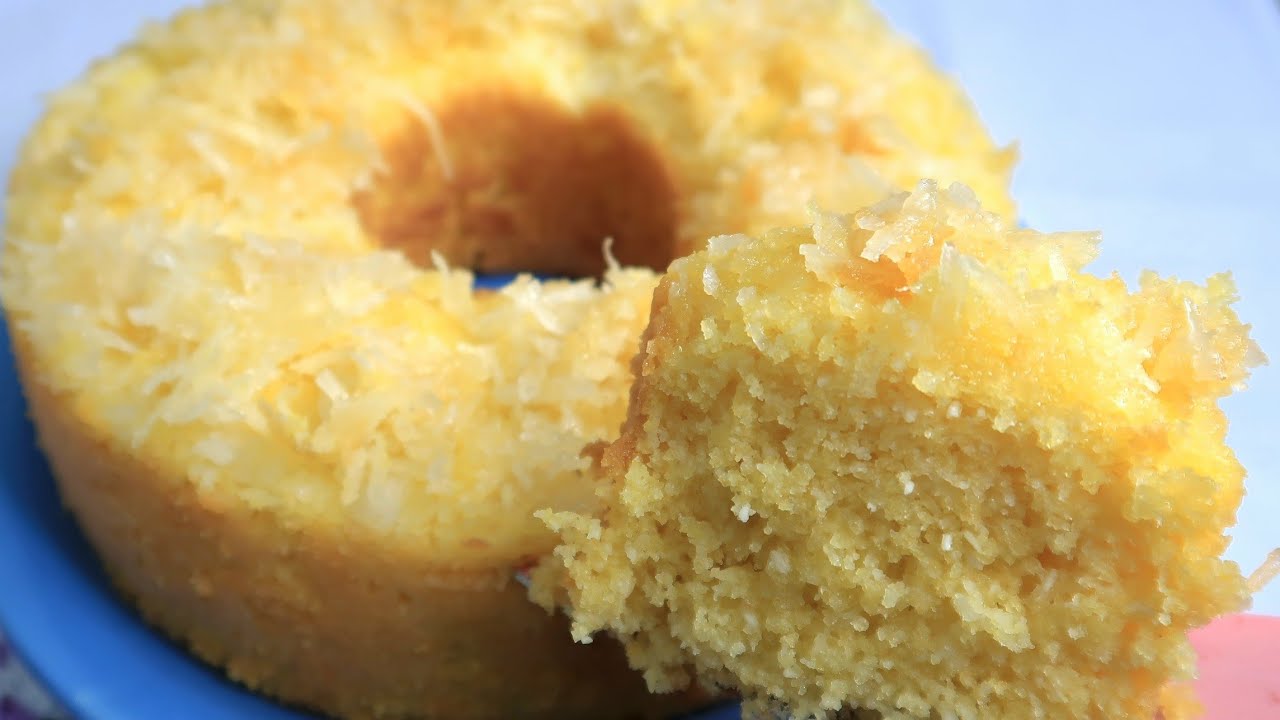 SEM LEITE E SEM TRIGO ❤️ Minha Avó Mineira fazia esse Bolo! FUBÁ com COCO FRESCO!