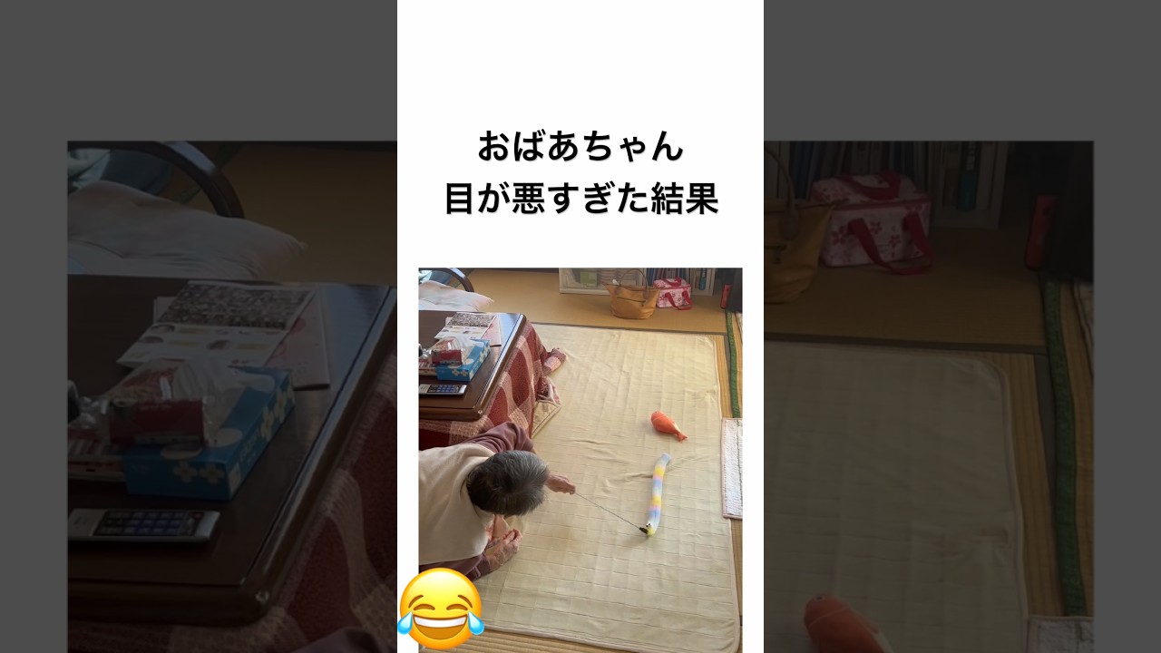 おばあちゃん 目が悪すぎた結果