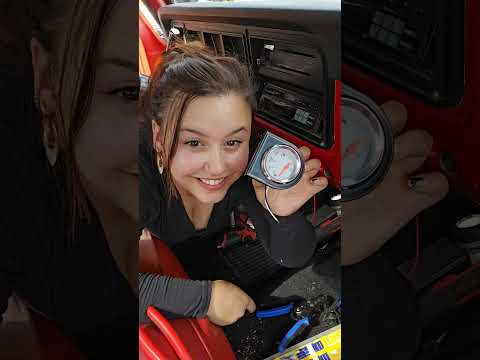 Fuel Gauge Install F100 #truck #automobile