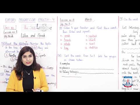 Class 4 - English - Unit 1 - Lecture 1 & 2  Listen & speak - Allied Schools