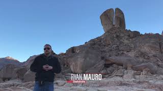 Footage from Base of The Split Rock at Horeb - With Ryan Mauro