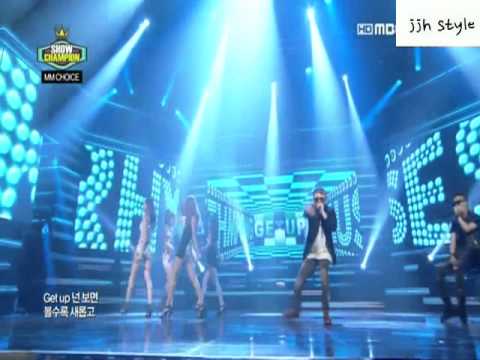 Rhythm power & Nine muses - Get up SHOW CHAMPION.120814