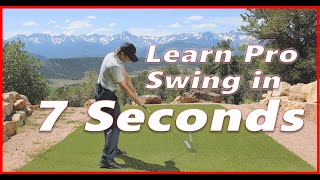 Learn the Golf Swing in Just 7 Seconds