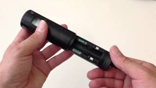 Video thumbnail for How to take apart a UHF U2 Shure wireless Microphone by bobthepromoter