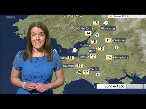 Alex Osbourne BBC Points West weather on BBC ONE March 26th 2022 in HD! - 60 FPS