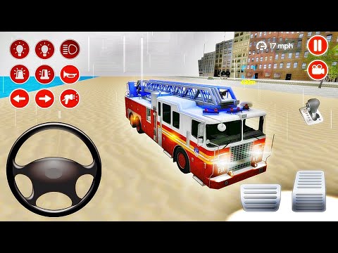 Fire Truck Driving Game 2020 - Emergency Rescue Simulator #30 - Android GamePlay