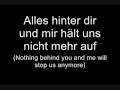 Tokio Hotel - Übers Ende der Welt (Lyrics w ...